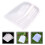 White Plastic Ice Shovel Head for Home Durable Snow Removal Tool 2
