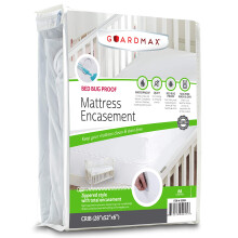 Mastertex Guardmax Crib Mattress Protector Zippered Encasement Cover Bed Bug Proof Waterproof, Hypoallergenic and Noiseless, Baby & Toddler Crib Size