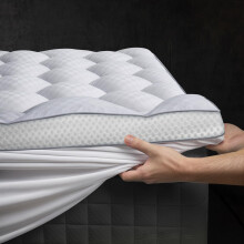 Milcabe Memory Foam Mattress Topper Twin XL for Pressure Relief, Strong-Support & Ultra-Thick Mattress Pad, Breathable Soft Mattress Protector,