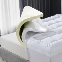 VL Memory Foam Mattress Topper King 10cm Thick with Microfiber Filled Box Stitched Quilted Bed Topper Hypoallergenic Soft and Firm Hotel Quality for