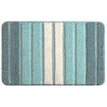 1 pice Couleur Cyan 40 x 60 cmTapis de Bain Antiderapant,Extra Doux Tapis Salle Bain,Lavable en Machine,Absorbant l'eau