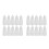20Pcs Mini Plastic Dropper Bottles Easy Use Durable Refillable White 6