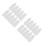 20Pcs Mini Plastic Dropper Bottles Easy Use Durable Refillable White 7