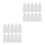 20Pcs Mini Plastic Dropper Bottles Easy Use Durable Refillable White 8