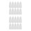 20Pcs Mini Plastic Dropper Bottles Easy Use Durable Refillable White 10