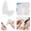 20Pcs Mini Plastic Dropper Bottles Easy Use Durable Refillable White 11