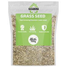 Grass Seed 700g Covers Upto 40m2 Fast Growing Premium Quality Hard Wearing Resilient & Durable Lawn Seeds Suitable for UK Climate