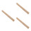 3Pcs Wooden Handle Replacement for Axe Hatchet Hammer Beige Grip 6