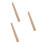 3Pcs Wooden Handle Replacement for Axe Hatchet Hammer Beige Grip 7