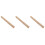 3Pcs Wooden Handle Replacement for Axe Hatchet Hammer Beige Grip 8