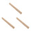 3Pcs Wooden Handle Replacement for Axe Hatchet Hammer Beige Grip 9