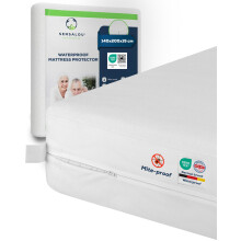 Sensalou Mattress Cover Zippered Encasing for Allergy Sufferers - 140 x 200 cm