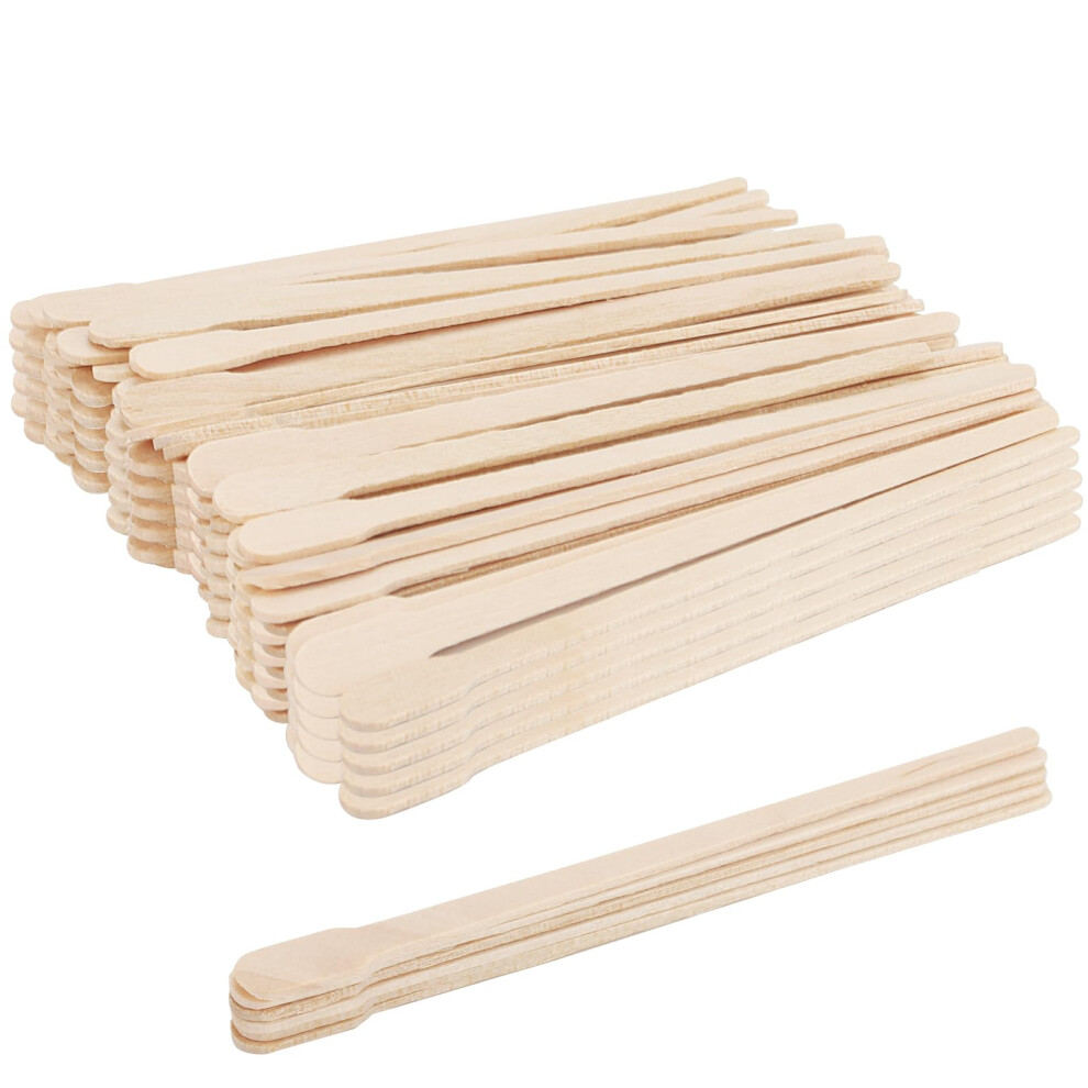Taicheut 1200 Pcs 8.8Cm Wooden Eyebrow Wax Sticks, Flat Head Eyebrow Waxing Spatulas, Small Wax Applicator Stick For Eyebrows, Face