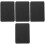 4Pcs Black E-Book Reader Sleeves Durable Slim Protective Leather Case 5