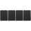 4Pcs Black E-Book Reader Sleeves Durable Slim Protective Leather Case 6