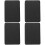 4Pcs Black E-Book Reader Sleeves Durable Slim Protective Leather Case 7