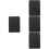 4Pcs Black E-Book Reader Sleeves Durable Slim Protective Leather Case 8