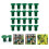 150 Pcs Cane Topper Garden Caps Bamboo Plastic Protectors 9
