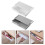 2Pcs White PP Under Desk Drawers Nail-Free Hidden Storage Boxes 3