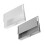 2Pcs White PP Under Desk Drawers Nail-Free Hidden Storage Boxes 5