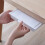2Pcs White PP Under Desk Drawers Nail-Free Hidden Storage Boxes 9