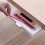 2Pcs White PP Under Desk Drawers Nail-Free Hidden Storage Boxes 10