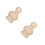 2Pcs Beige Wood Finial Pineapple Post Cap Decorative Staircase Craft 8