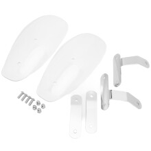 2 Stück Motorrad-Handschutz Windschild 250 mm ABS Passend für 10 mm Schrauben