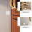 white plastic access panel for drywall ceiling wall plumbing electrical 7