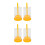 4Sets Practical Yellow Plastic Bee Marking Bottles for Beekeeping 9