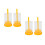 4Sets Practical Yellow Plastic Bee Marking Bottles for Beekeeping 10