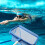 Pool Skimmer Net Removal Leaf Rake with Deep Bag Swimming Pool Cleaning Tool with Heavy-Duty Frames Deep Mesh Nets 3