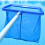 Pool Skimmer Net Removal Leaf Rake with Deep Bag Swimming Pool Cleaning Tool with Heavy-Duty Frames Deep Mesh Nets 5