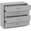 Seconique Dakota 3 Door Wardrobe Bedroom Set - Light Grey 4