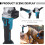 1Set Durable Brush-Less Angle Grinder Cutting Tool Black Metal Plastic 10