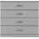 Seconique Dakota 3 Door Wardrobe Bedroom Set - Light Grey 5