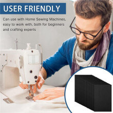 40 Pcs 3mm Embroidery Foam 6 X 9 Inch EVA Foam Sheets for 3D Embroidery Arts and Crafts, DIY Projects, Hand Sewing Black