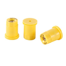 30PCS Agricultural Sprayer High Pressure Round Windproof Atomizing Nozzle Sprinkler 80 Degree Spray Yellow