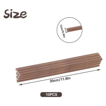 30 PCS Wooden Dowel Rods for Crafts Round Unfinished Walnut Dowel Rod Sticks Hardwood Sticks for DIY Crafting