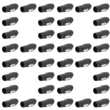 40 Connecteurs Mâles à Verrouillage 3 Broches NAC3FX-W NAC3MX-W PA66, Matériau IP65, Étanches