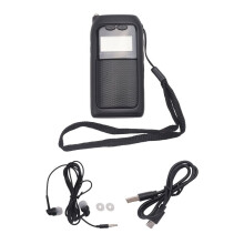 Portable Radio Pocket FM AM SW MW MP3 Player Stereo Digital Receiver LCD Screen High Sensitivity Loudspeaker Antenna
