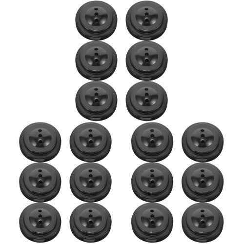 18Pcs Compact Plastic Mini Flag Stands for Indoor Party and Office 1