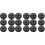 18Pcs Compact Plastic Mini Flag Stands for Indoor Party and Office 4