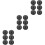 18Pcs Compact Plastic Mini Flag Stands for Indoor Party and Office 5