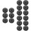 18Pcs Compact Plastic Mini Flag Stands for Indoor Party and Office 6