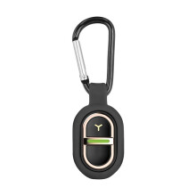 1pcs Ultrasonic Mosquito Repellent with Carabiner Anti-Mosquito Bite Pendant for Outdoor Camping