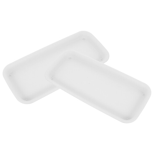 6 Pcs Rectangular Reusable Plant Water Trays For Indoor Outdoor Use 1