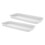 6 Pcs Rectangular Reusable Plant Water Trays For Indoor Outdoor Use 3