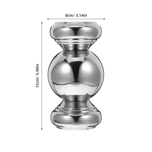 Durable Silver Handrail Connectors Stainless Steel Post Balls 1