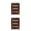 2Pcs Rustic Wood Wall Planters Brown Hanging Indoor Plant Display 4